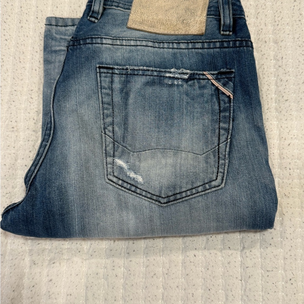 Cult of Individuality Blue Straight Jeans